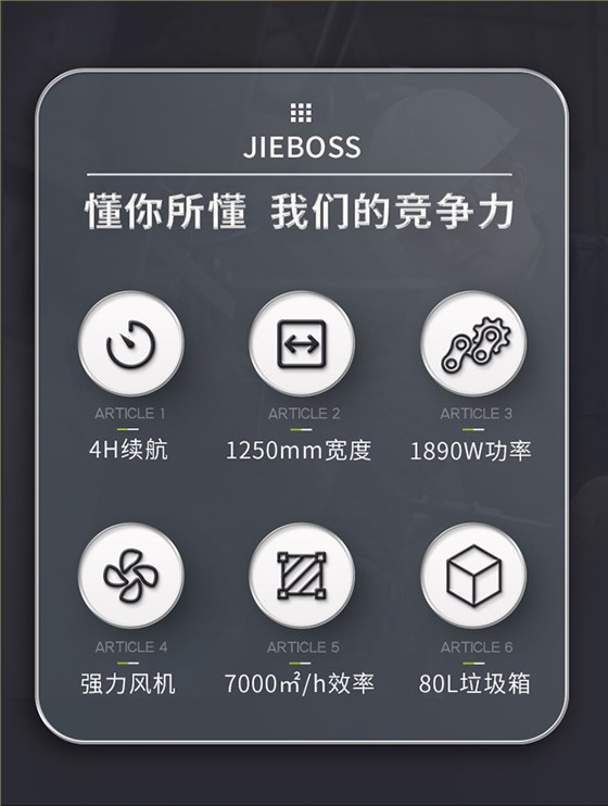 洁博士电动扫地车JIEBOSS-1250